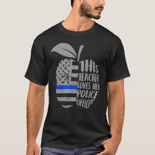 T-shirt Cette Professeure Aime Son Officier De Police L'Ap