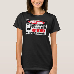T-shirt Cette Propriété Est Protégée Par Un Chi Très Formé