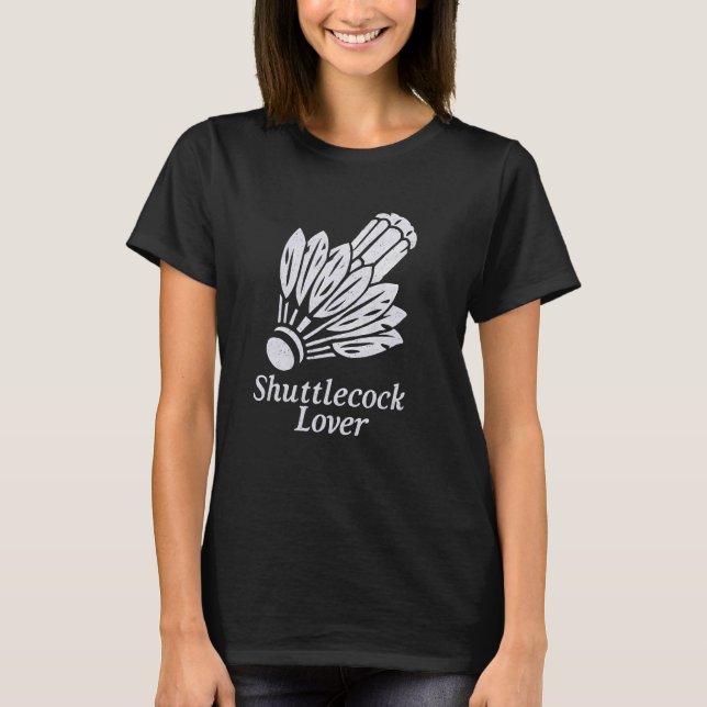 T-shirt Cette Raquette d'Amant Shuttlecock Birdie Athlete  (Devant)