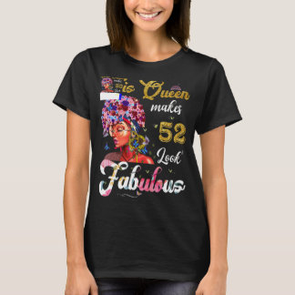 T-shirt Cette Reine Fait 53 Sembler Fabuleux Bir De 53 Ans