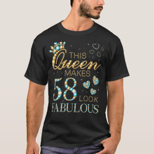 T-shirt Cette reine fait 58 paraître fabuleuse annonce d'a