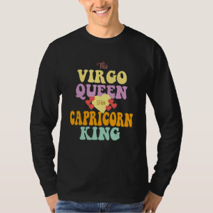 T-SHIRT CETTE REINE VIERGE AIME SON ROI CAPRICORNE