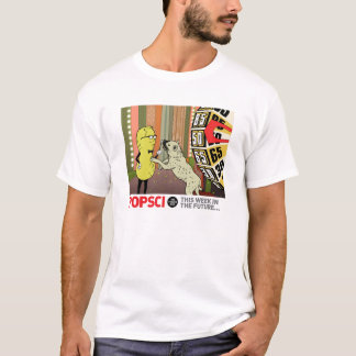 T-shirt Cette semaine à l'avenir : M. Peanut Trains Hyenas