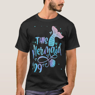 T-shirt Cette Sirène A 29 Ans 29E Anniversaire Petit