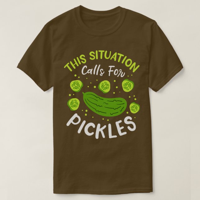 T-shirt Cette Situation Appelle À Des Chaussettes (Design devant)