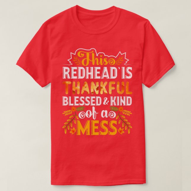 T-shirt Cette Tête De Redonte Est Heureuse Bénie Et Une So (Design devant)