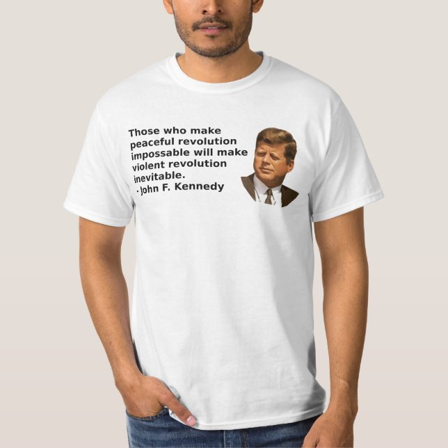 T-shirt Ceux qui font la volonté impossible de révolution (Devant)