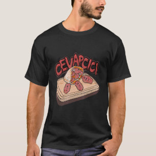 T-shirt Cévapcici Cévapi Food cévapcici Grill Balkan Food