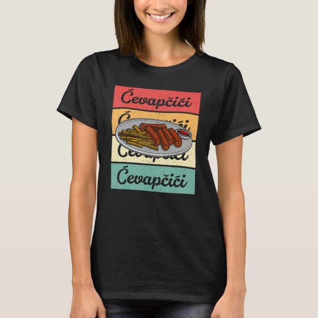 T-shirt Cevapcici Kebab Balkan cuisine 17 (Devant)