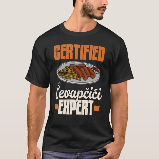 T-shirt Cevapcici Kebab Balkan cuisine 18 (Devant)