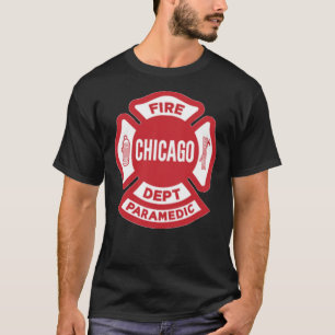 T-shirt CFD Chicago Fire Department Paramedic   
