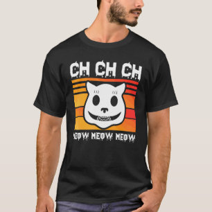 T-shirt Ch Ch Ch Meow Meow Costume Vendredi Effrayant Hall