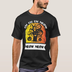 T-shirt Ch Ch Ch Meow Meow Costume Vendredi Effrayant Hall