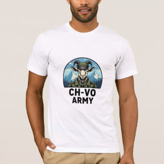 T-shirt CH-VO Army - Military Goat in Mountains