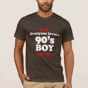 T-shirt Chacun aime un garçon 90s