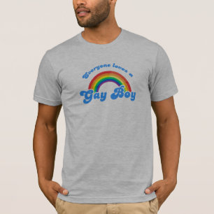 T-shirt Chacun aime un garçon gai