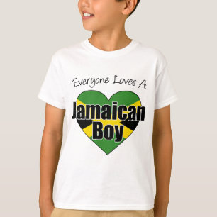 T-shirt Chacun aime un garçon jamaïcain