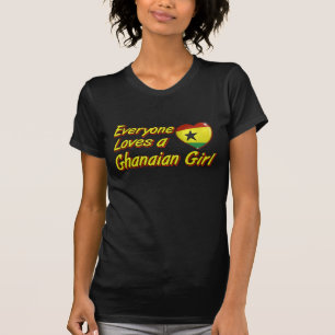T-shirt Chacun aime une fille ghanéenne