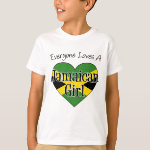 T-shirt Chacun aime une fille jamaïcaine