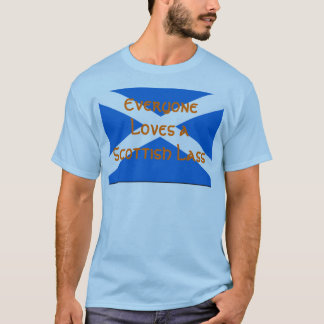 T-shirt Chacun aime une jeune fille écossaise