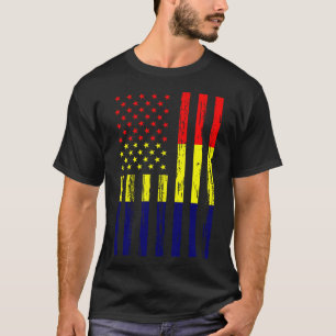 T-shirt Chad Flag America US C'est dans mon ADN pour les T