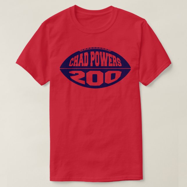 T-shirt Chad Powers 200 Blue (Design devant)