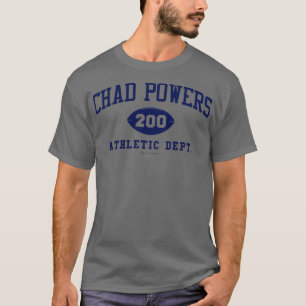 T-shirt Chad Powers Athletic Dept 200 Bleu