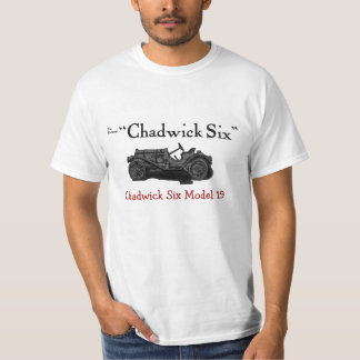 T-shirt Chadwick 1910 six, Chadwick six models 19
