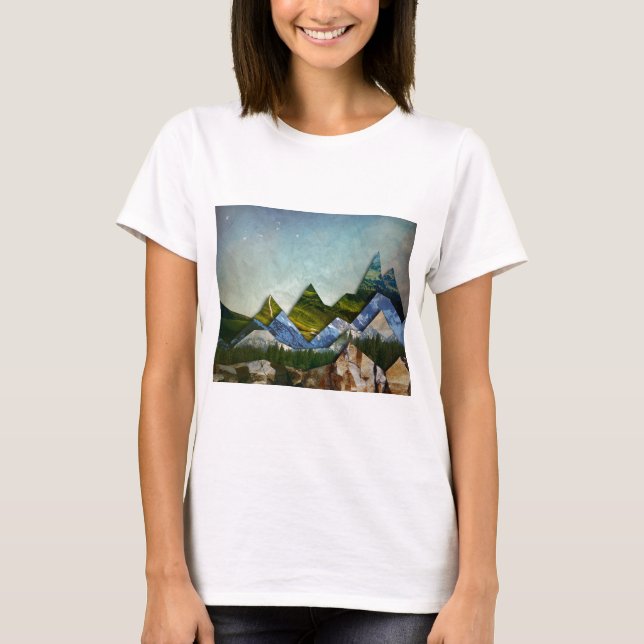T-shirt Chaîne de montagne (Devant)