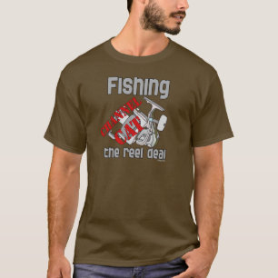 T-shirt Chaîne de pêche Chat Le Reel Deal Pêche