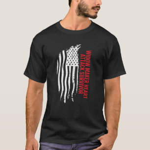 T-shirt Chaîne de veuve inspirée par la transplantation ca