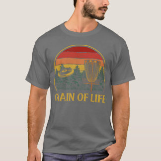 T-shirt Chaîne de vie Disc Golf Sports Golfeur Jeux Passio