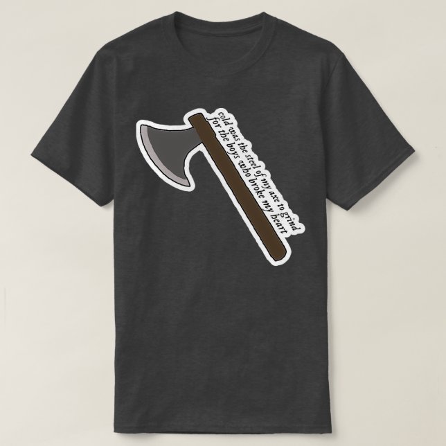 T-shirt Chaîne invisible Lyrics Folklore (Design devant)