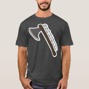 T-shirt Chaîne invisible Lyrics Folklore