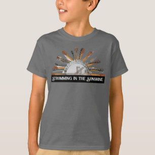 T-SHIRT CHAÎNES DE GUITARE AU SOLEIL