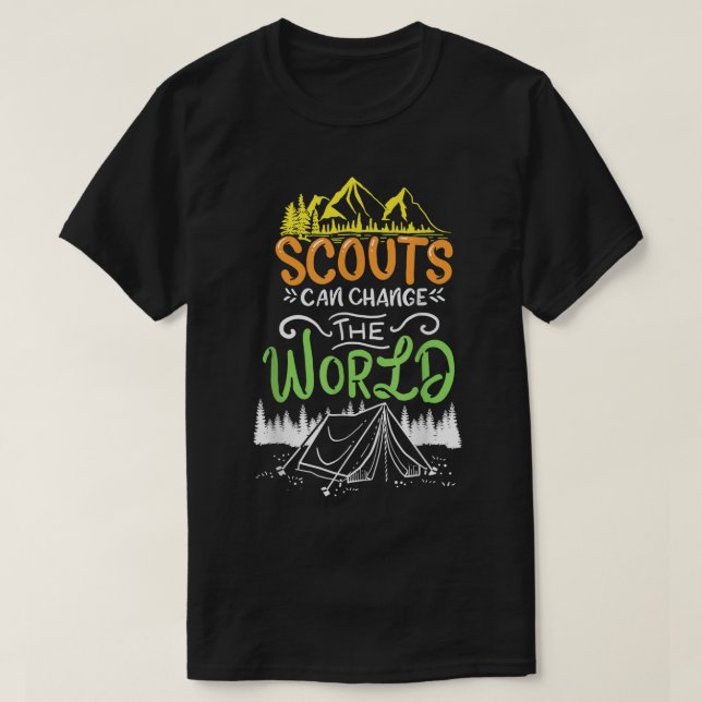 T-shirt Chaînes des camps de scouts (Design devant)