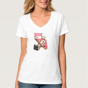 T-shirt Chair de directeur : Patron du numéro un