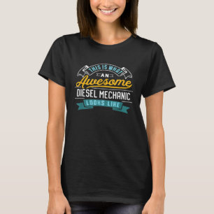 T-shirt Chaire de mécanicien diesel génial