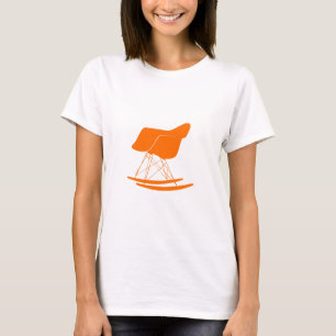 T-shirt Chaise de balancier d'Eames dans l'orange