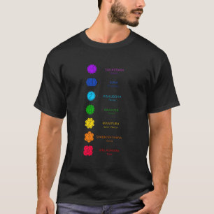 T-shirt chakra 101 explication chakras Meditation yoga