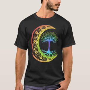 T-shirt Chakra Arbre De Vie Mandala Zen Yoga Om Symbole Bu