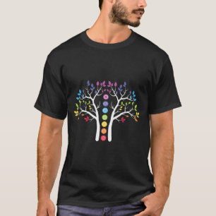 T-shirt Chakra Chakras Arbre De Vie Méditation Yoga