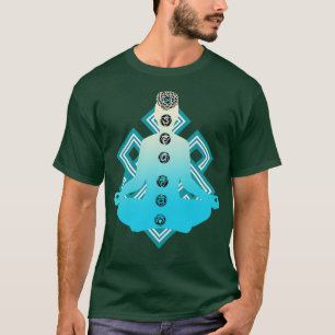 T-shirt Chakras Louts Méditation Bouddhisme Zen