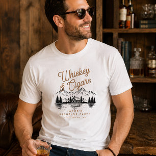 T-shirt Chalet Maison au bord d'un lac pour enterrement de