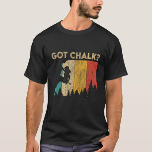 T-shirt Chalk Funny Rock Escalade Bouldering Womens Gi