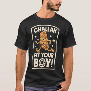 T-shirt Challah de Hanukkah chez ce garçon drôles de Juifs