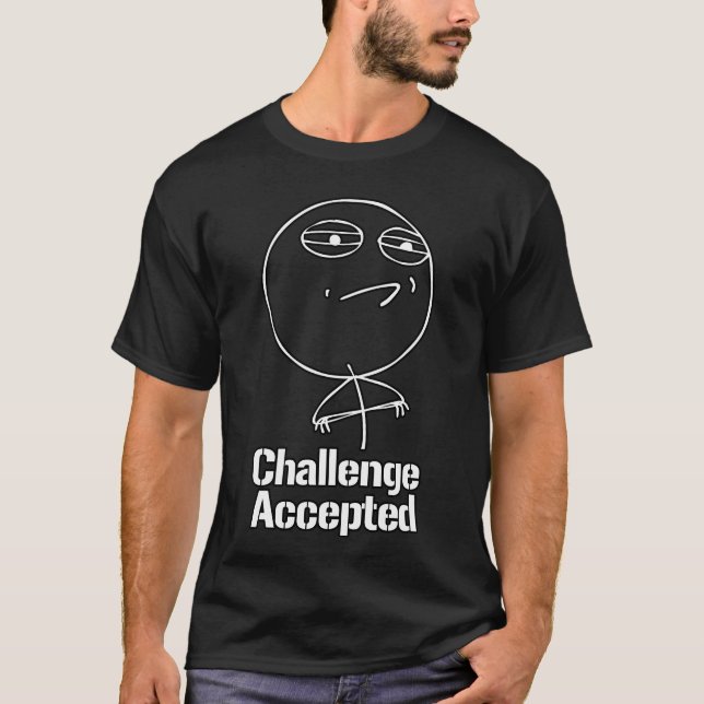T-shirt challenge accepted (Devant)