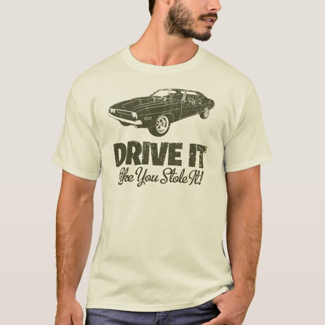 T-shirt Challengeur de 1970 Dodge (Devant)