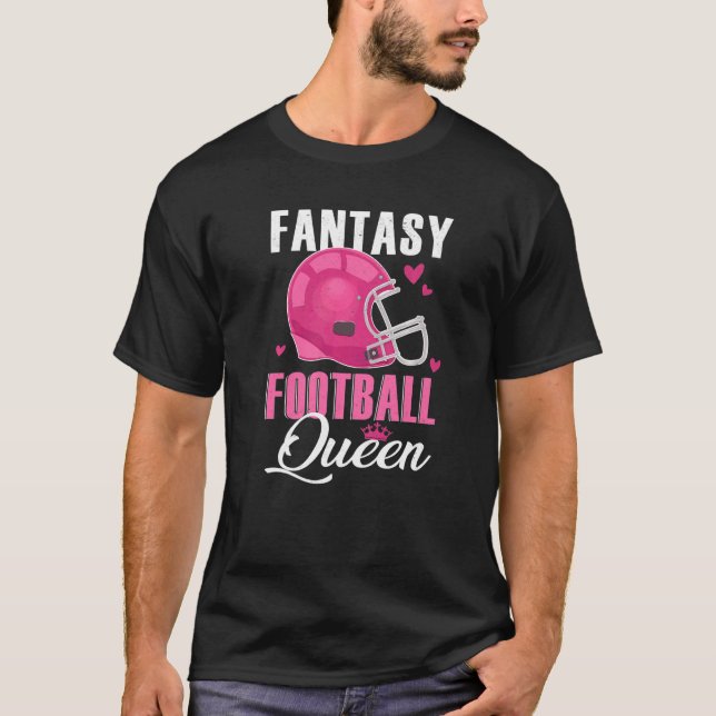 T-shirt Cham, gagnante de la couronne de football Queen fo (Devant)