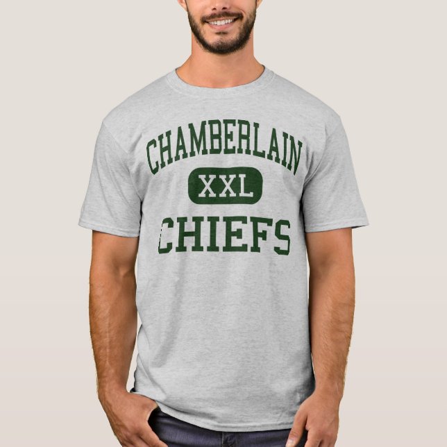T-shirt Chamberlain - chefs - lycée - Tampa la Floride (Devant)